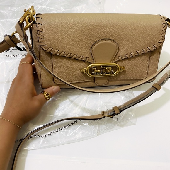 Coach Handbags - COACH JADE SHOULDER BAG WITH WHIPSTITCH.?TRENDY COLOR